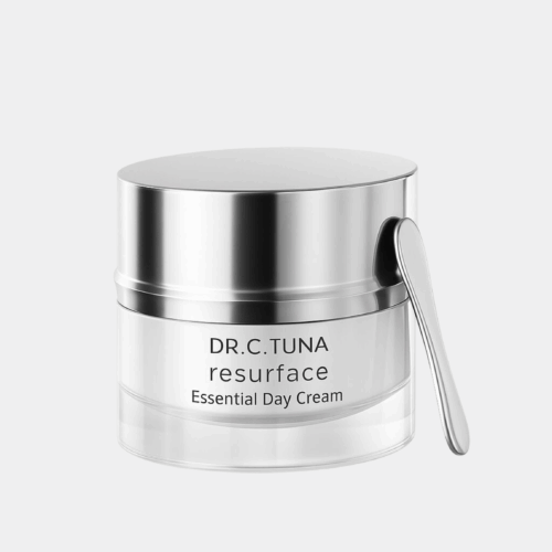 Post de Instagram oferta de producto minimalista estético beis (63) Dr. C Tuna Resurface Crema de día Esencial