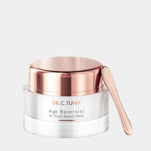 Post de Instagram oferta de producto minimalista estético beis (68) Dr. C Tuna Age Reversist Mascarilla de Belleza de Noche