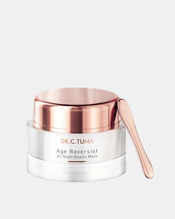 Post de Instagram oferta de producto minimalista estético beis (68) Dr. C Tuna Age Reversist Mascarilla de Belleza de Noche